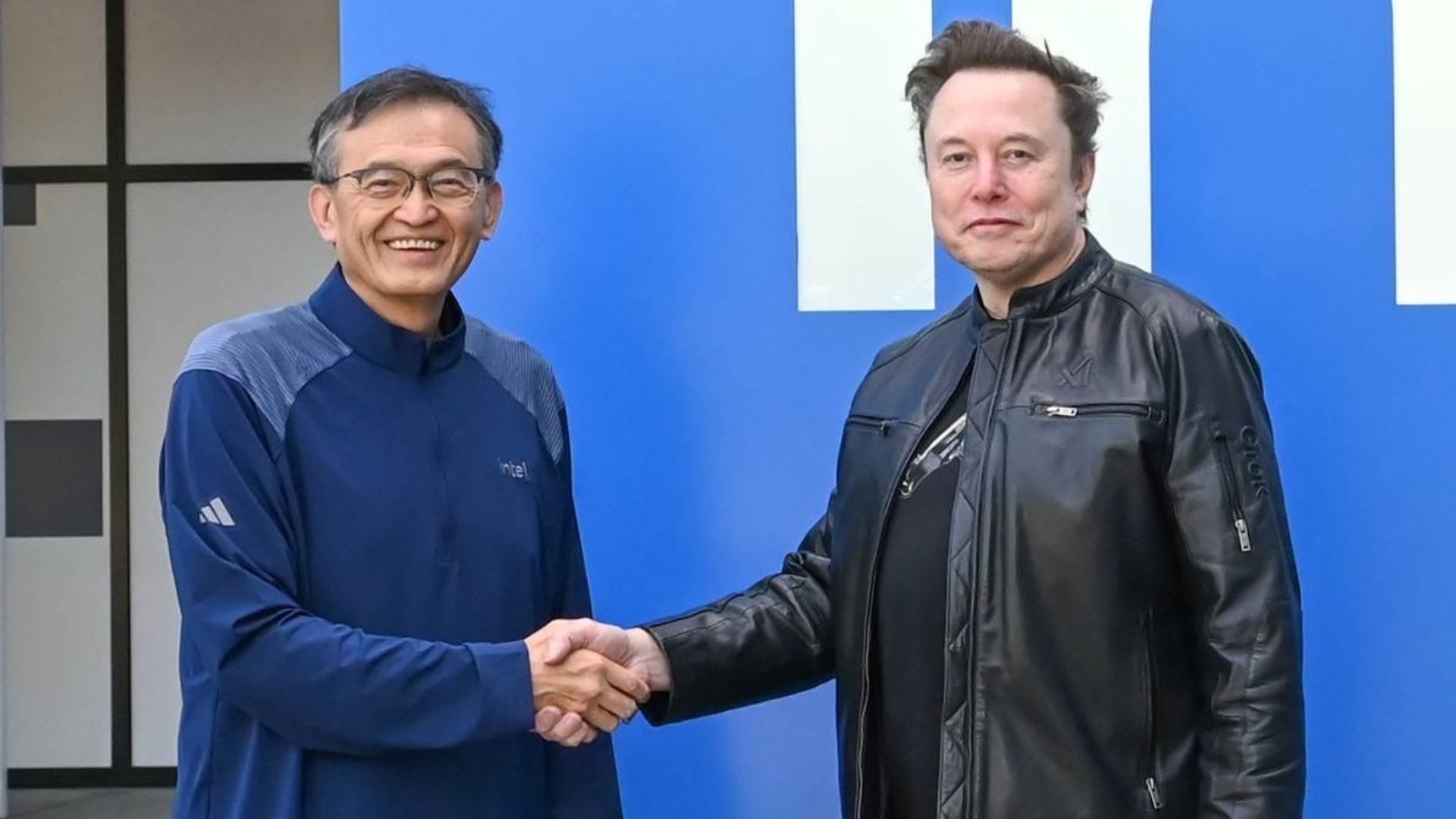 Intel CEO and Elon Musk partnership announcement