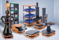 The ReBeLMove Pro is a modular robot platform for logistics, assembly and handling.