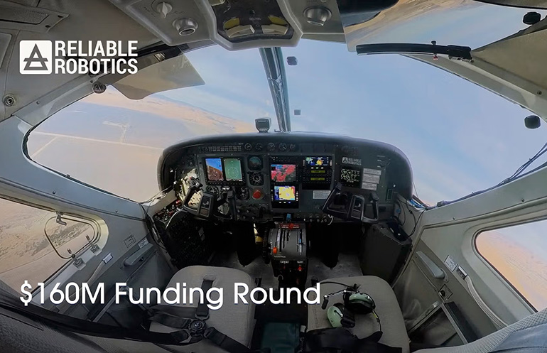 Reliable Robotics Raises $160M for Autonomous Aircraft Systems