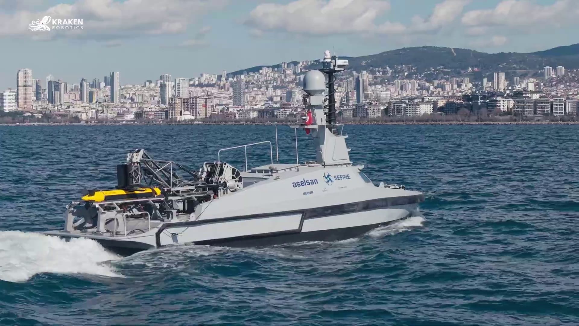 Kraken Robotics' KATFISH Achieves Autonomous Launch from SEFINE USV
